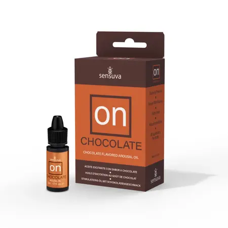 Sensuva ON Čokoladno Ulje za Uzbuđenje 5ml - Formula za stimulaciju sa ukusom čokolade