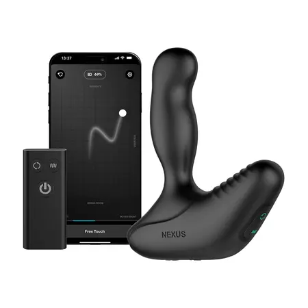 Nexus Revo Stealth App Enabled Black - Rotirajući model za prostatu, 95mm