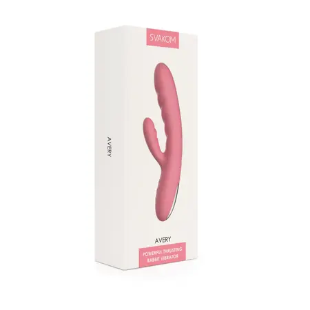 Svakom Avery Strawberry Pink Intimni Potiskujući Uređaj Silikon