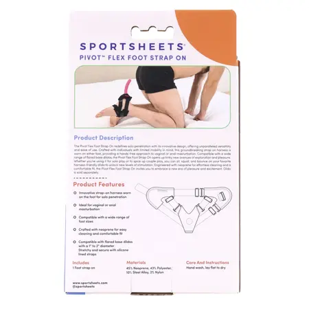 Sportsheets Pivot Flex Foot Harness Black - Podesivi Neoprenski Sistem Kajeva