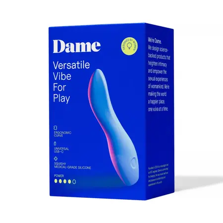 Dame Dip 2.0 Svestrani Intimni Maser Periwinkle USB-C Visoki Dizajn
