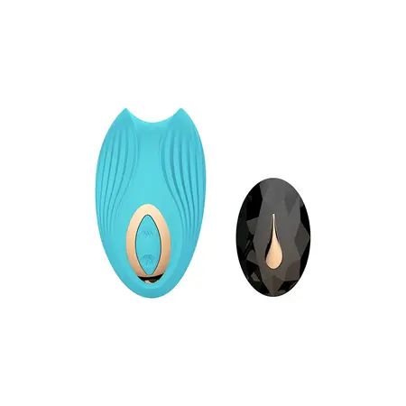 Nobu Lota Turquoise - Silicone Wearable Vibrating System with Remote