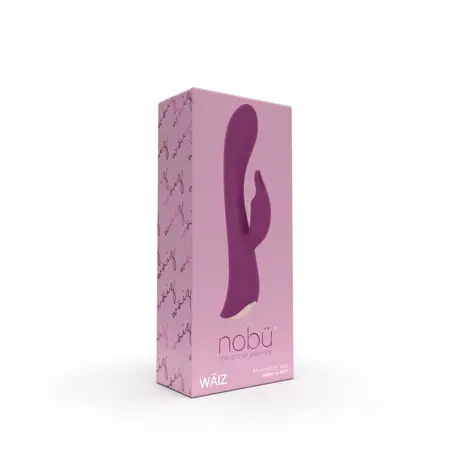 Nobu Waiz Magenta Dual Silicone Vibrator 7 Modes Waterproof
