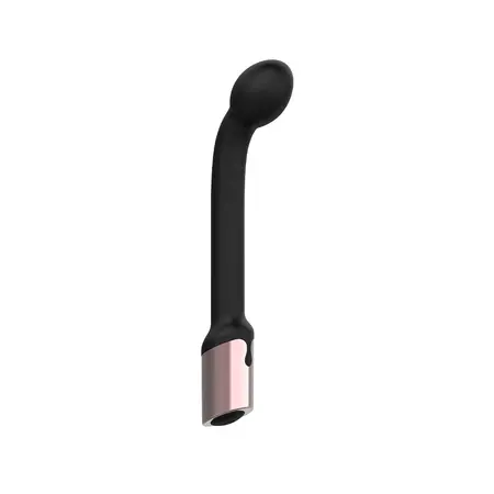 Nobu Gaya Black - Long-Reach Curved Vibrating Massager, 10 Modes