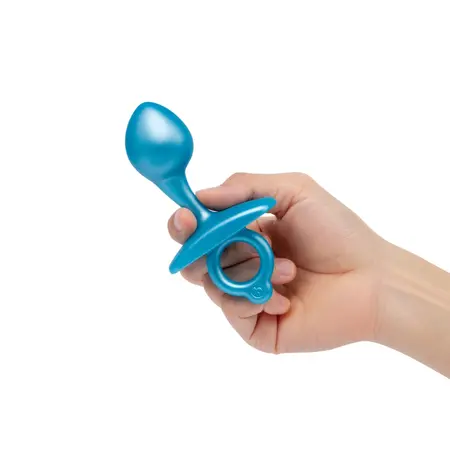 b-Vibe Bulb Plug Zeleni - Kompaktni Model sa Prstenom za Izvlačenje, Silikon