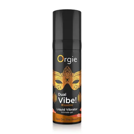 Orgie Dual Vibe Intimni Gel Ukus Sex On The Beach, Poljubiv, 15 ml