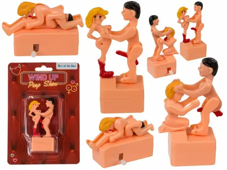 Out of the Blue Wind Up Peep Show Pocket-Sized Humor Gadget 19cm