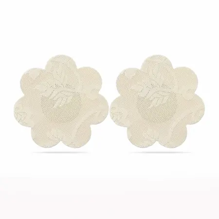Lovetoy Decorative Reusable Nipple Covers Lace Hearts & Flowers Set 2 Pairs