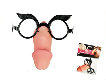 Out of the Blue Party Glasses Nose Extension Fun Gadget 13x13cm