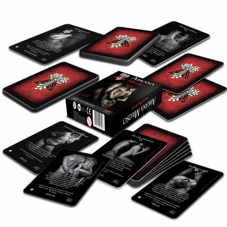 Arcana of Love Spicy Deck Card Game for Couples 55 Task Cards 18+