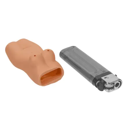 Out of the Blue Lighter Case Humorous Character Design 6x2.5x3cm
