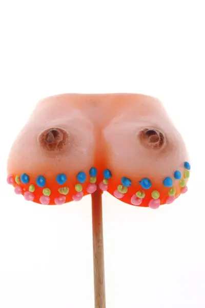 Sweet Lollipop Bust Candy 125g - Handmade Unique Patterns, 16x9x4 cm