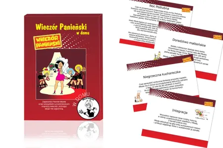 Grajmy Razem Hen Party Home Edition - Kreativna Kartaška Igra 12 Zadataka