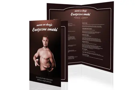 Grajmy Razem Menu for Two Game - Couple’s Dinner Challenge Card A4