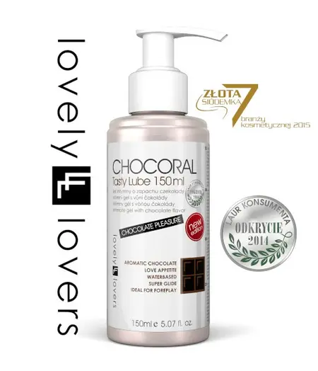 Lovely Lovers CHOCORAL Lubrikant sa ukusom čokolade i efektom zagrevanja 150ml