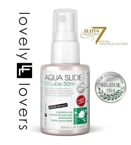 Lovely Lovers AQUA SLIDE Intimni gel na bazi vode sa alojom 50ml