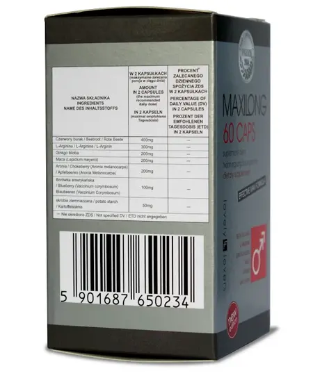 Lovely Lovers MAXILONG 60 kapsula - Napredna formula za mušku vitalnost
