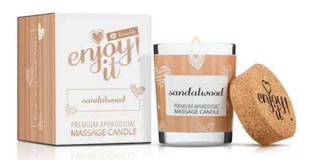Magnetifico Sandalwood Masažna sveća za telo sa feromonima 70ml, dugo gorenje
