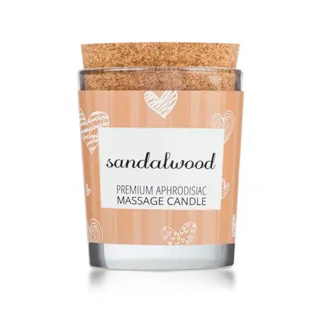 Magnetifico Sandalwood Masažna sveća za telo sa feromonima 70ml, dugo gorenje