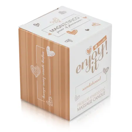 Magnetifico Sandalwood Masažna sveća za telo sa feromonima 70ml, dugo gorenje