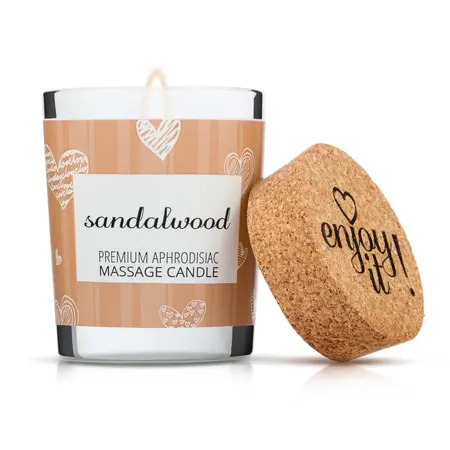 Magnetifico Sandalwood Masažna sveća za telo sa feromonima 70ml, dugo gorenje
