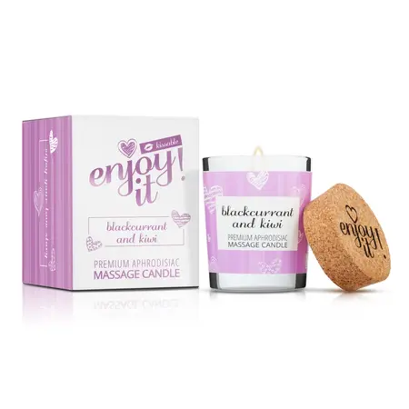 Magnetifico Intimna Sveća 70ml - Aroma Crne Ribizle i Kivija sa Feromonima