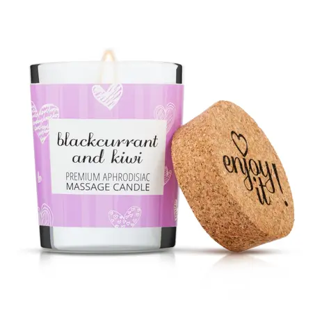 Magnetifico Intimna Sveća 70ml - Aroma Crne Ribizle i Kivija sa Feromonima