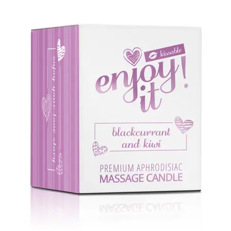 Magnetifico Intimna Sveća 70ml - Aroma Crne Ribizle i Kivija sa Feromonima