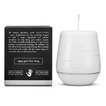 MAGNETIFICO Ručno Izrađena Sveća Jasmin Romance 36h - Aromatična Formula