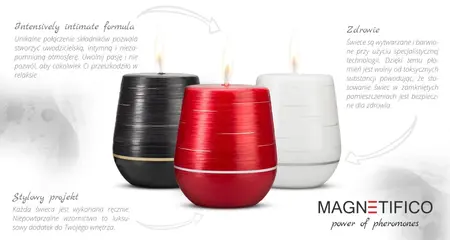 MAGNETIFICO Ručno Izrađena Sveća Jasmin Romance 36h - Aromatična Formula