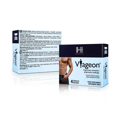 SHS Viageon 4 Kapsule – Napredna Podrška Muškoj Vitalnosti i Performansama