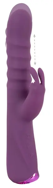 Javida 2 Funkcije Rabbit Intimni Uređaj – Ubacivanje i Vibracija, Roze