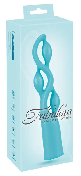 You2Toys Fabulous intimni uređaj tirkizni silikon 25cm vodootporan