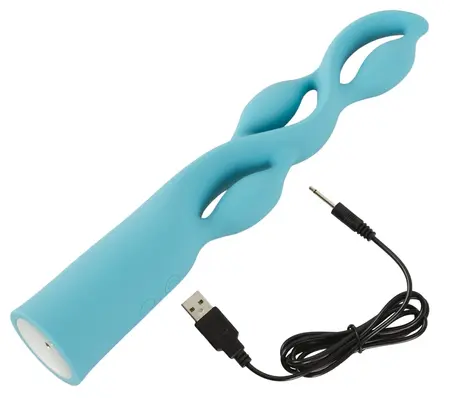 You2Toys Fabulous intimni uređaj tirkizni silikon 25cm vodootporan