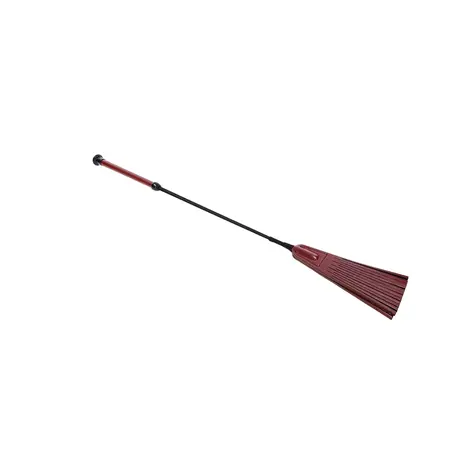 Sportsheets Saffron Fringe Crop - Crvena i Crna, 60cm dvoslojni vrh