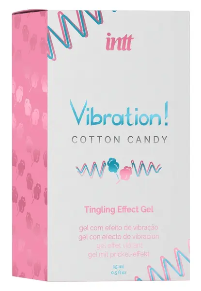 intt Vibration Cotton Candy stimulacioni gel 15 ml - Slatka aroma formula