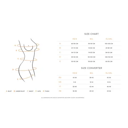Obsessive Novesen Crne Gaćice Bez Međunožja XL/2XL - Elegantni Prugasti Detalj