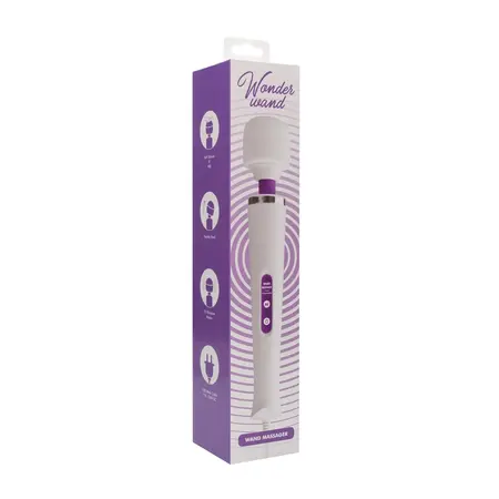 Wonder Wand Massager Purple - 10-Speed Silicone Flexible Head