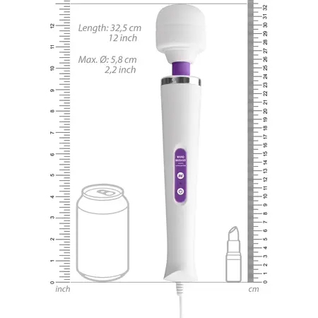 Wonder Wand Massager Purple - 10-Speed Silicone Flexible Head