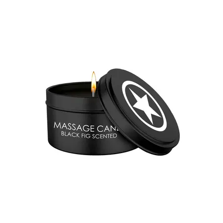 Disobedient Black Massage Candle 60g - Sensual Aromatherapy Soy Wax