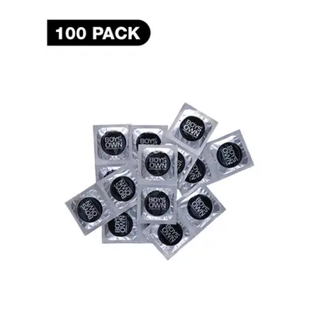 EXS Boys Own Regular 100-Pack Latex Intimate Protection 54mm Flared Fit