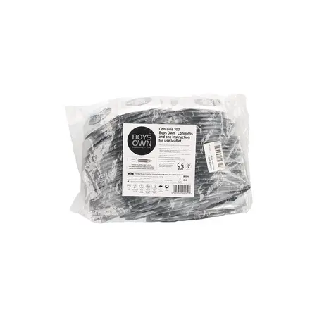 EXS Boys Own Regular 100-Pack Latex Intimate Protection 54mm Flared Fit