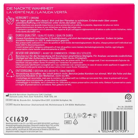 Durex Pleasure Me 40 kom Teksturirani Lateks Kondomi Anatomski Oblik