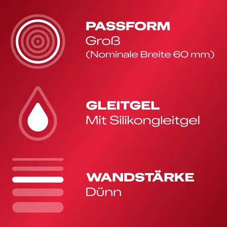 Durex Gefuhlsecht XXL Ekstra Veliki Anatomski Kondomi 8 kom
