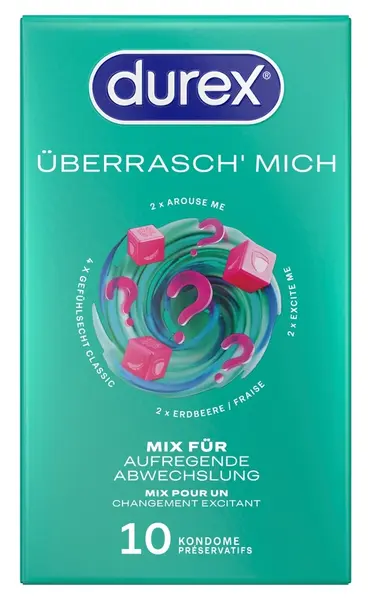Durex Surprise Me Premium Mix 10-Pack Assorted Condoms Set