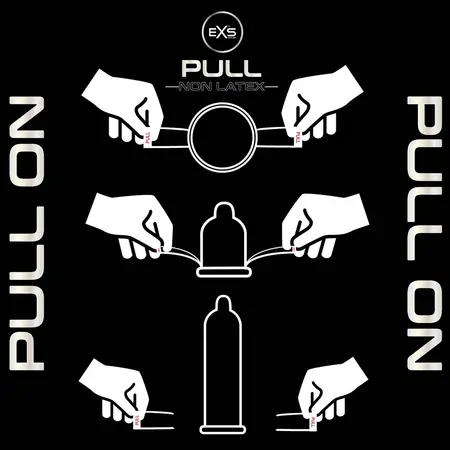 EXS Pull Non-Latex Barrier Protection 6-Pack - Ultra-Thin, Hypoallergenic