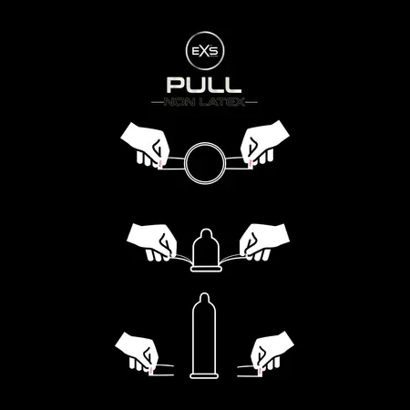 EXS Pull Non-Latex Barrier Protection 6-Pack - Ultra-Thin, Hypoallergenic