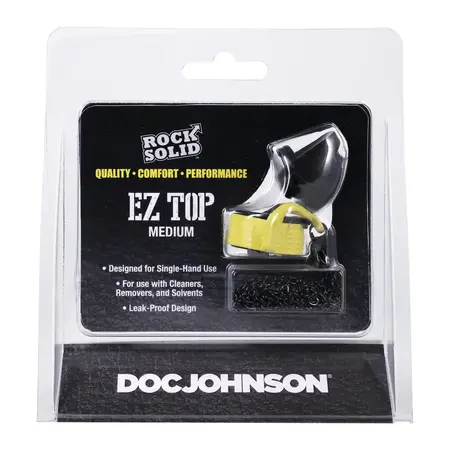 Rock Solid EZ Top Medium Leak-Proof Cap Yellow