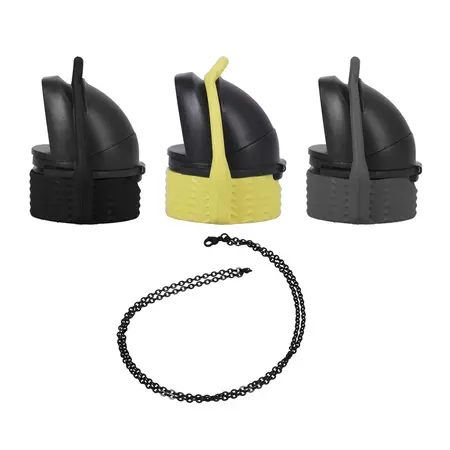 Rock Solid EZ Top Univerzalni Set Poklopaca Bez Curenja 3 kom Crna/Žuta/Siva