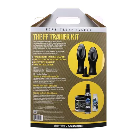 Doc Johnson FF Trainer Kit Black - Flexible Training Set with Accessories